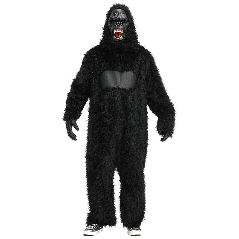 Gorilla Jumpsuits King Jungle Halloween Costume