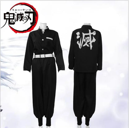 Costume Anime Kanroji Mitsuri Kimono Costume Devil Hunter Adult Kid Halloween Wig - B / XXXL