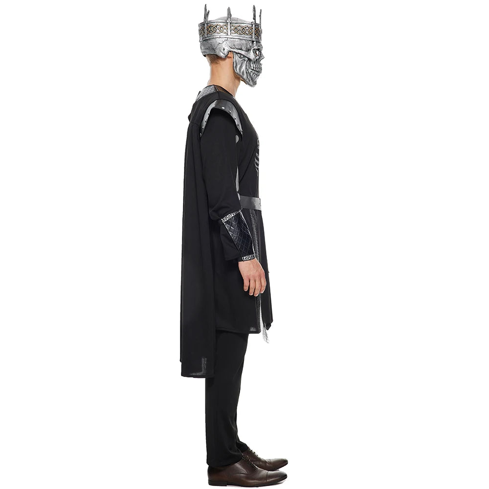 Eraspooky Men Skeleton King Costume Halloween Costumes Skull Death DevilCosplay