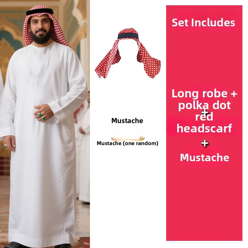 Aladdin Bow Down to Rich Costume Halloween Wedding Outfit Stage Props Polyester Fiber - 110-140cm (just according to your hei