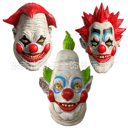 Killer Klowns From Outer Space Demon Clown Mask Killer Joker Latex Masks Costume Halloween - clown B