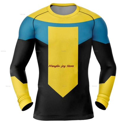 Halloween Plus Size Invincible Viltrumite Superhero Costume Full Costumes and Sets Short - A08 / XL