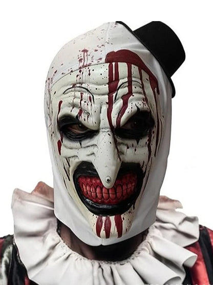 Halloween Horror Clown Mask Terrifier Art the Clown Costume Full Head Mask with Blood - View 7