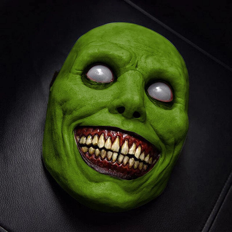 Horror the Exorcist Smiling Face Demon Mask Costume Evil Creepy Ghost Skull Plastic Masks - View 7