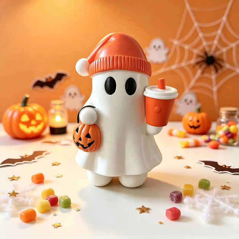 Cute Halloween Ghost Miniature Spooky Desktop Ornament House Decor Creepy - product image 3