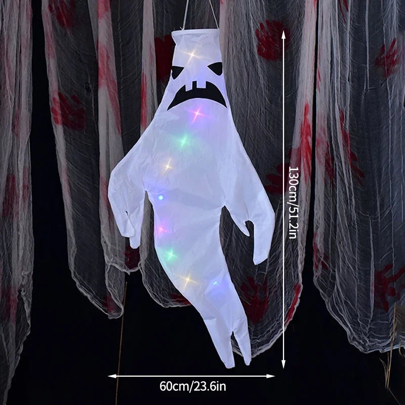 Hanging Ghost Halloween LED Luminous Ghost Children's Gift Scary Party Props Home Outdoor Courtyard Bar - product image 2
