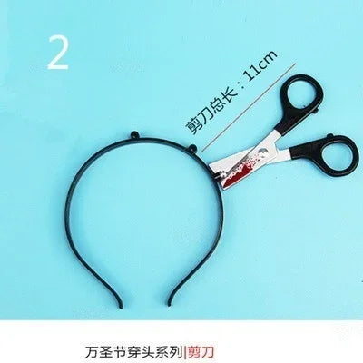 Dog/Cat/Pet Halloween Funny Scary Toys Perform Props Plastic Ax Saw Nail Knife - product image 10