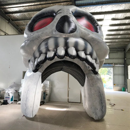 Outdoor Halloween Decoration Inflatable Skull Entrance Arch Inflatable Human Skeleton Arcade Event - product image 2