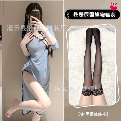 Women's BDSM Christmas Costume - alternate view 11