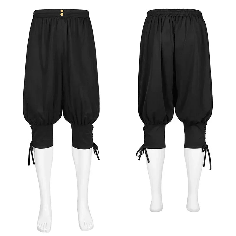 Victorian Renaissance Gothic Lolita Bloomers Pirate Shorts Trousers Costume - alternate view 7