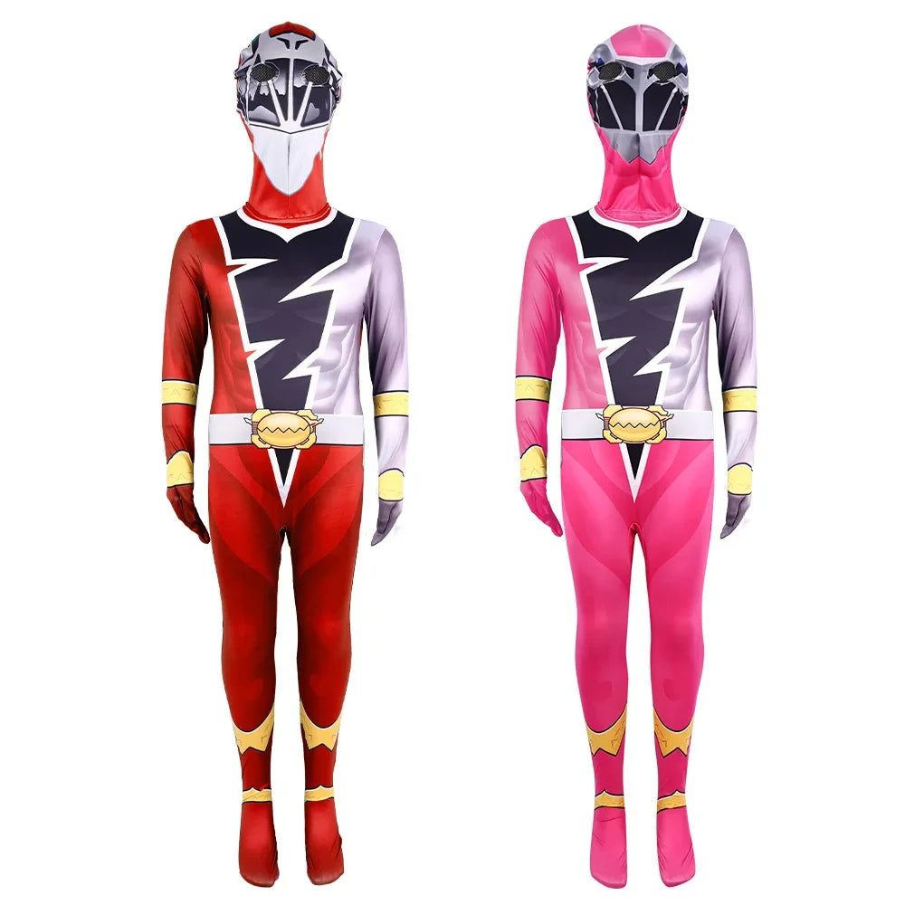 Adult Kids Morpher Superhero Samurai Sentai Shinkenger Rangers Costume Halloween Costume - A7 / 170