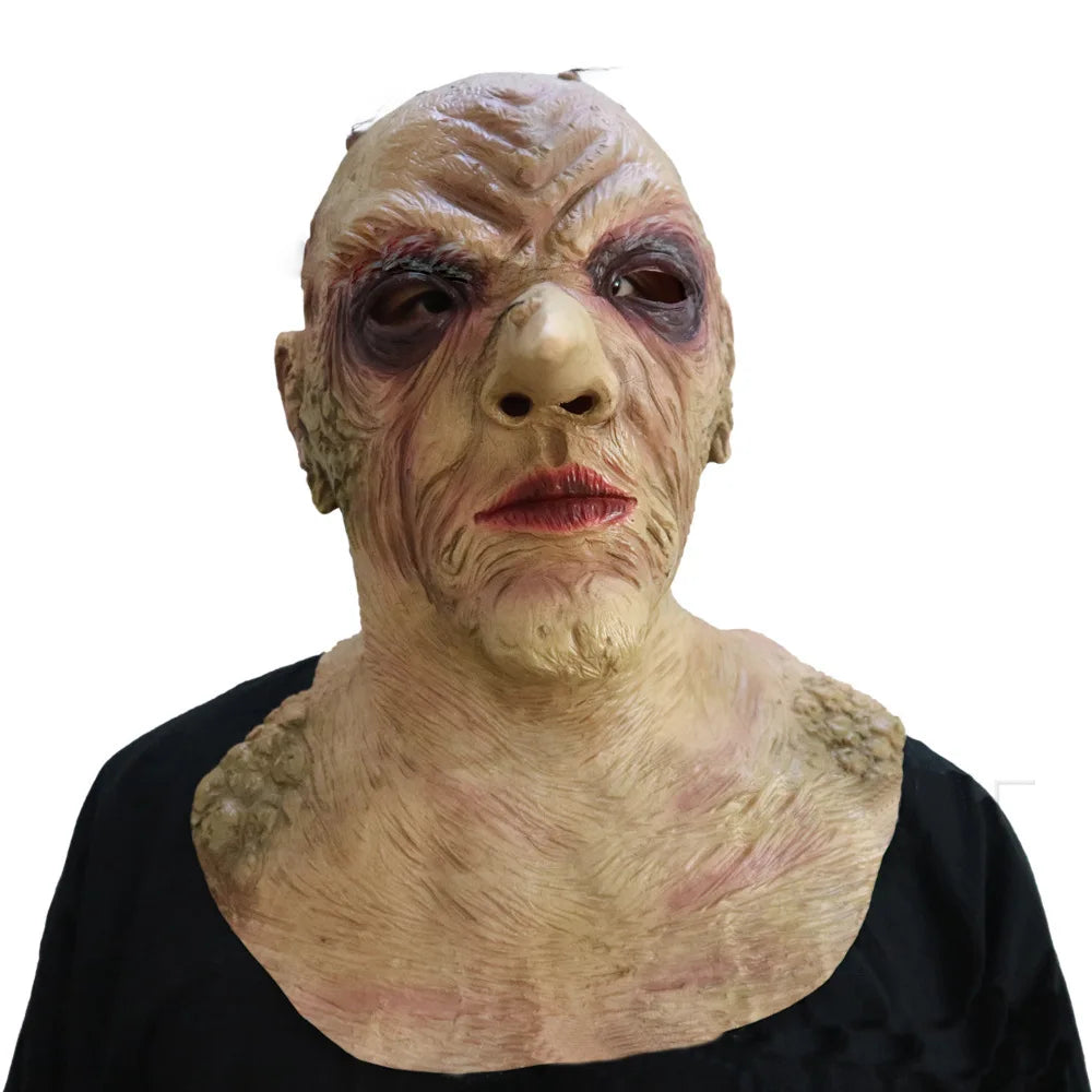 Witch Mask, Halloween Party Prop The Grand High Witch Nose Ghoul Scary Latex Demon Long Pointed Nose Monster - product image 4