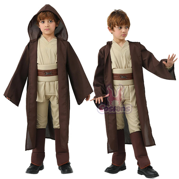 Anakin Skywalker Boys' Hooded Jedi Halloween Costume