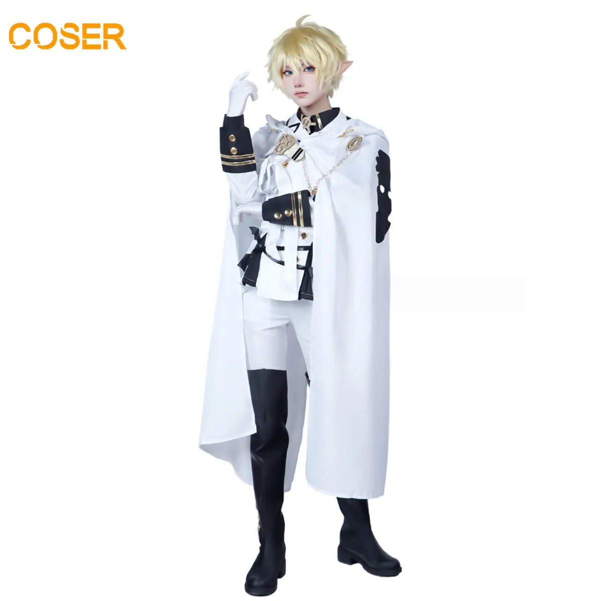 Anime Seraph of the End Hyakuya Mikaela Costume Hyakuya Mikaela Suit Uniform Halloween - Costume / L