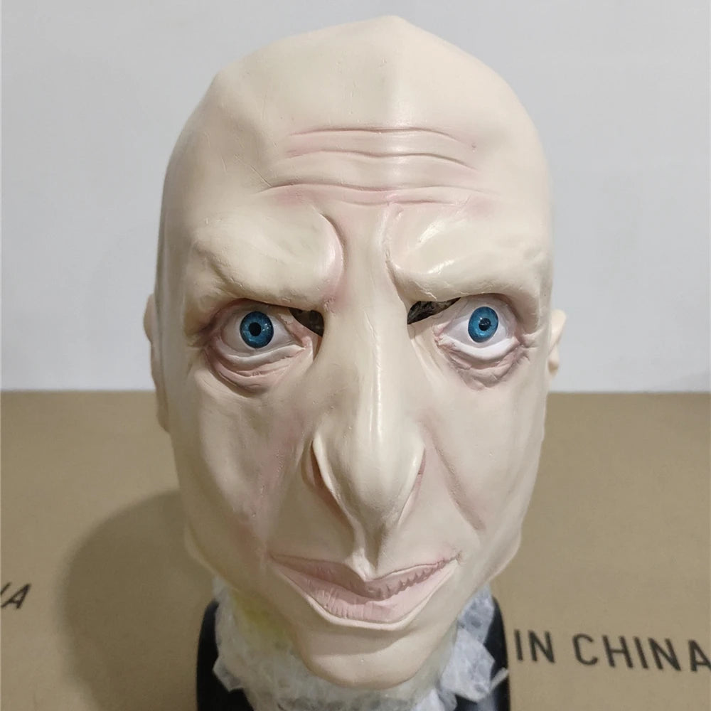 Anime Lord Voldemort Tom Marvolo Riddle You-Know-Who The Dark Lord Cosplay Costume Latex Mask Halloween P - product image 5