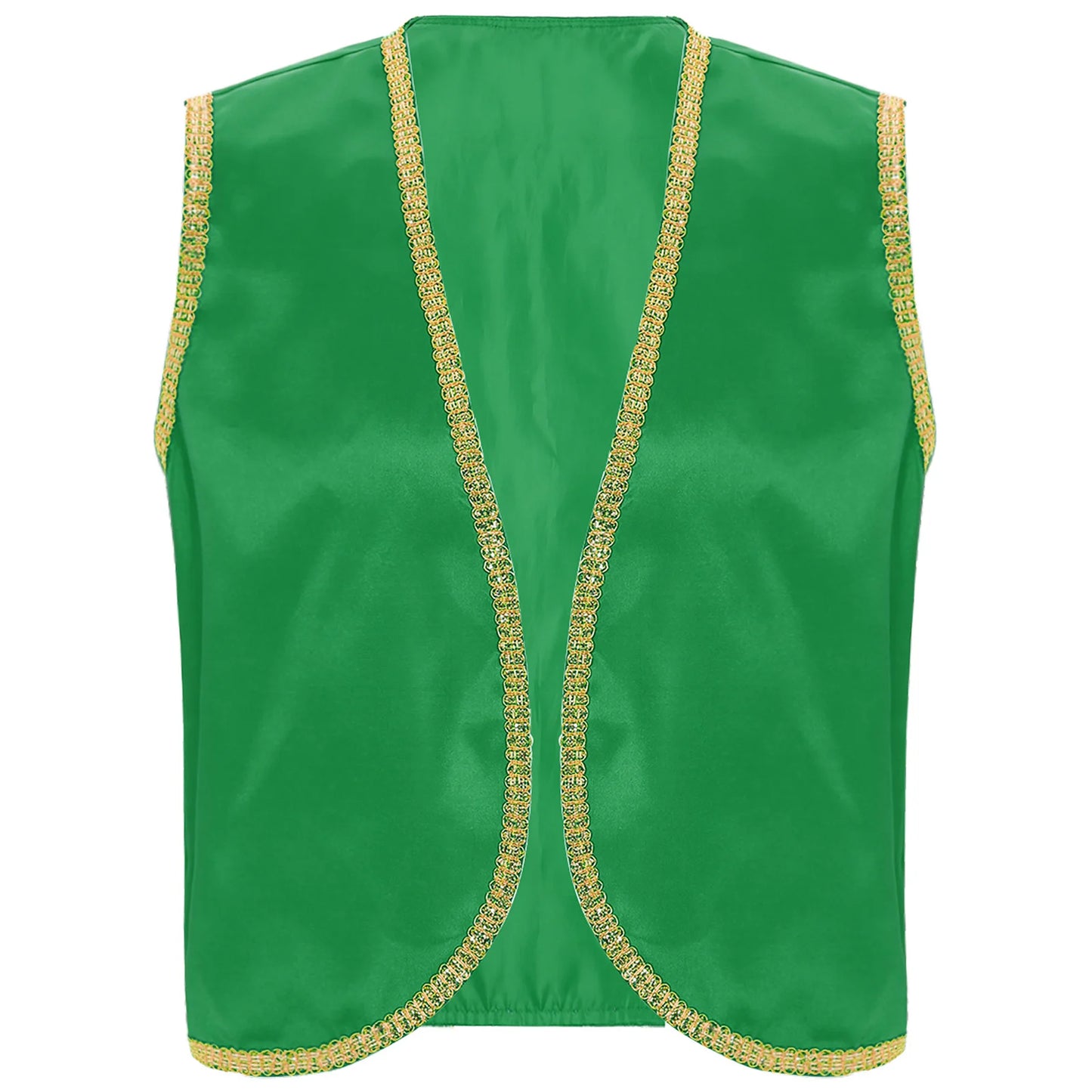 Men's Toad Game Character Open Front Loose Vest Waistcoat Costume - alternate view 14