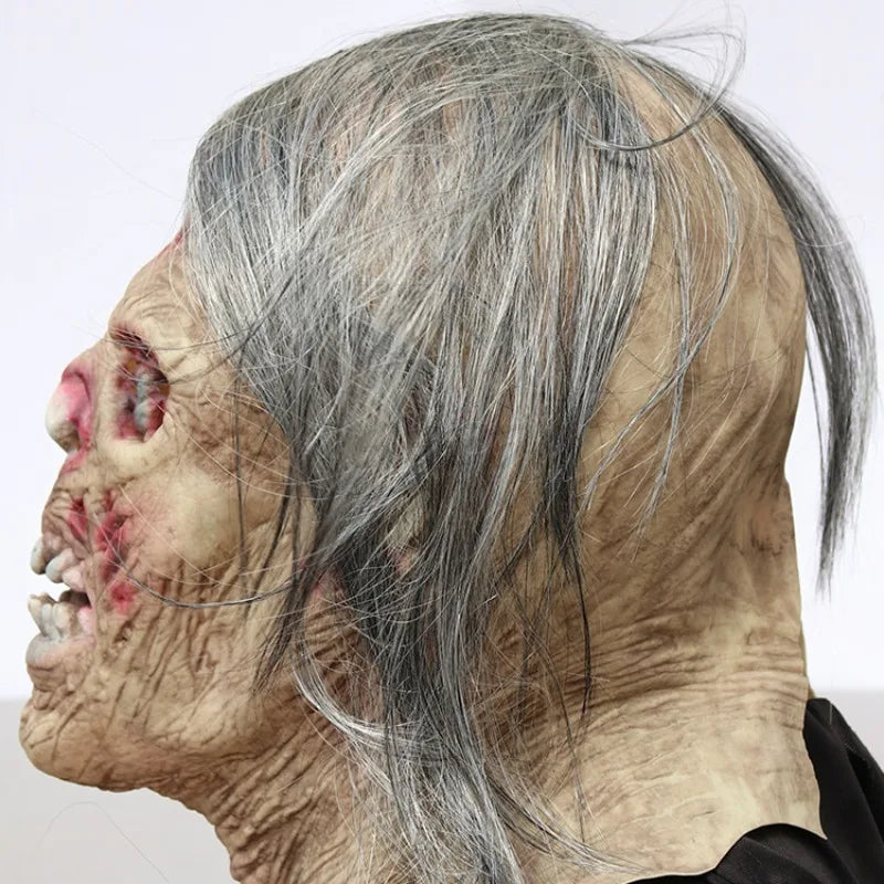 Halloween Zombie Scary Mask Makeup Ball Ghost House Chamber Zombie Trick Prop - product image 3