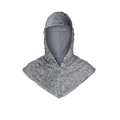 Renaissance for Men Outfits Armor Tunic Coif Cowl Crusader Costume Medieval Noble Knight - Hats / XL