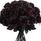 Style 5pcs Wine Black Rose