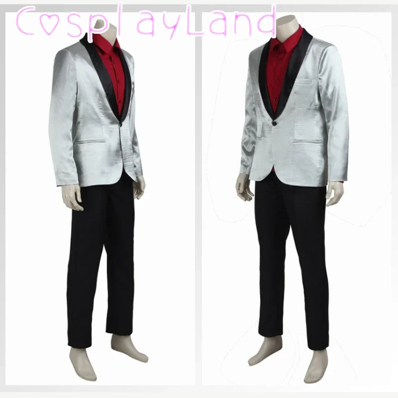 Halloween Carnival Outfit Comic Con Clown Joker Costume Stage Roleplaying Cosplay Complete Set Skirt Pants - product image 2
