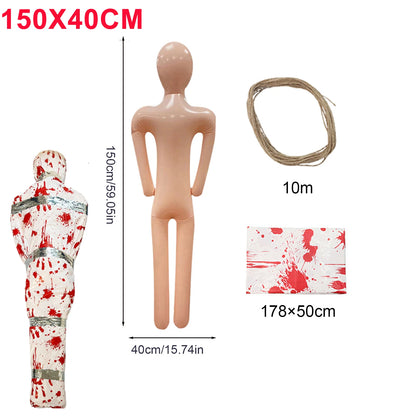 DIY Halloween Inflatable Body Mannequin 150/156cm Scary Decorations Creepy Photo Props For Haunted House - product image 9