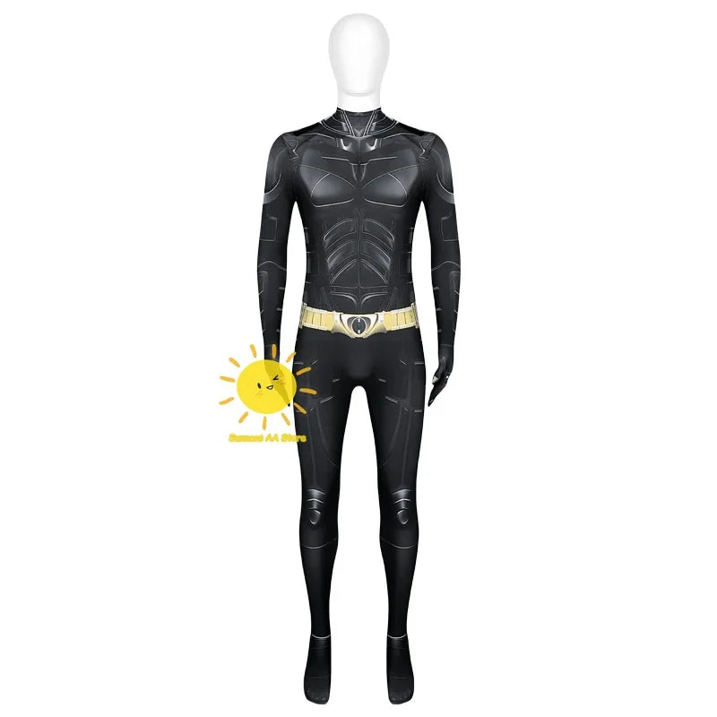 BEAST KINGDOM Movie black bat vigilante Costume black bat vigilante Costume Jumpsuit Cloak Mask black bat vigilante - Style C / One Size