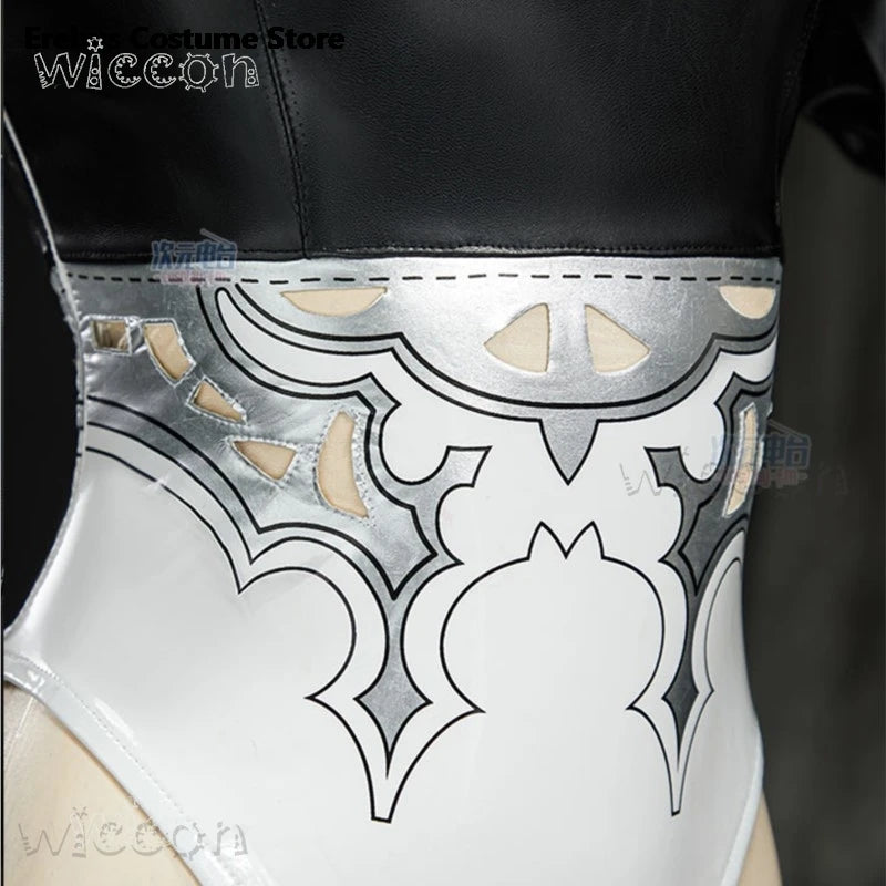 Halloween Costumes Women 2B Costume NieR:Automata NIKKE:The Goddess of Victory Suit Outfit - wig / M