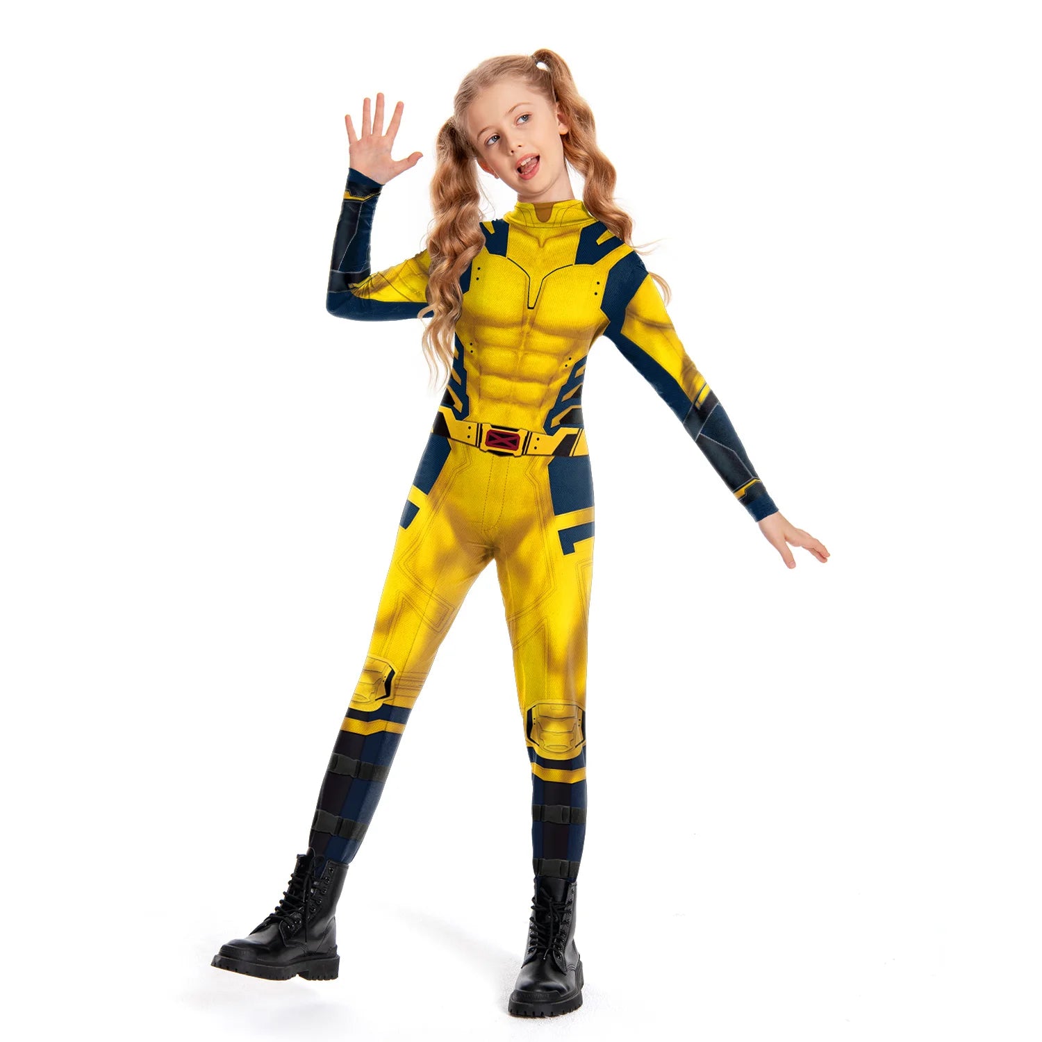 Zawaland Wolverine Deadpool Cosplay Jumpsuit Superhero Boys Girls Deadpool Adult Halloween Zenti James - product image 8