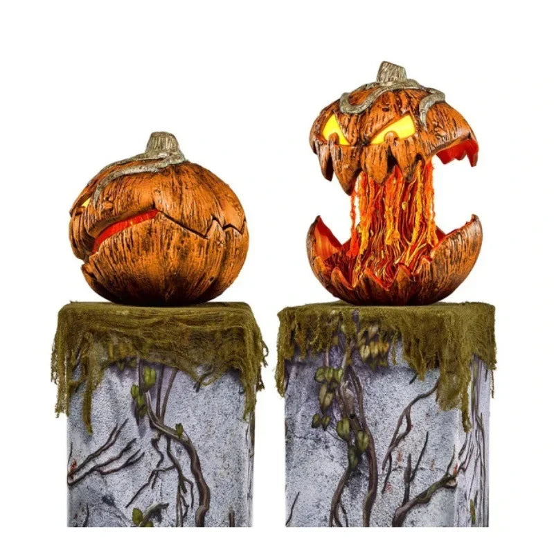 Halloween Pumpkin Animated Decor, Noise Activated Talking and Lifting, Creates - product image 5