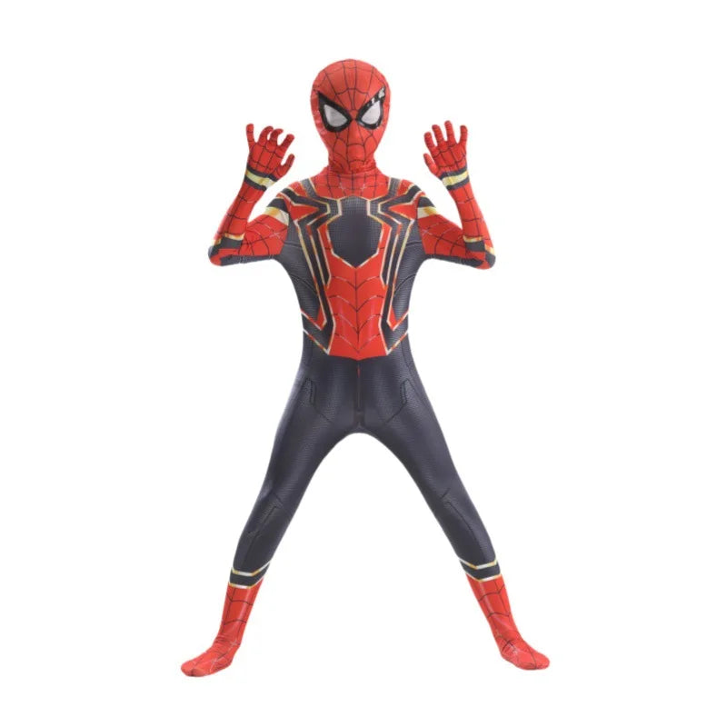Miles Morales-Inspired Spider Superhero Costume – Kids & Adults