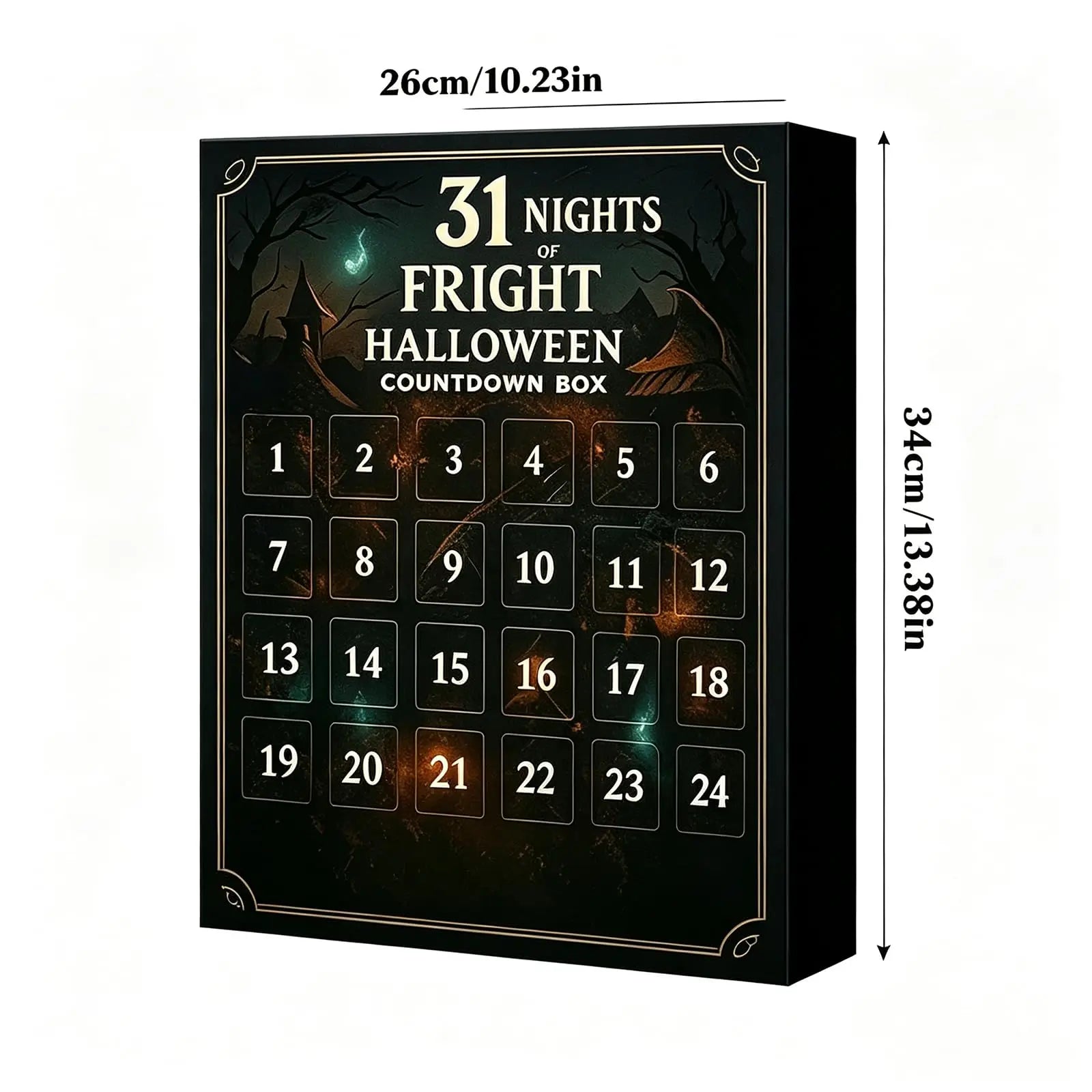 Halloween Advent Calendar 2026, 31 Nights of Fright Halloween Countdown Box - product image 3