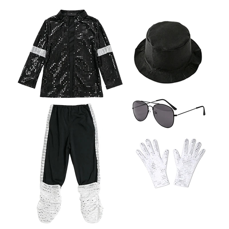Iconic Pop Star-Inspired Boys' Halloween Costume Set for Kids - product image 10