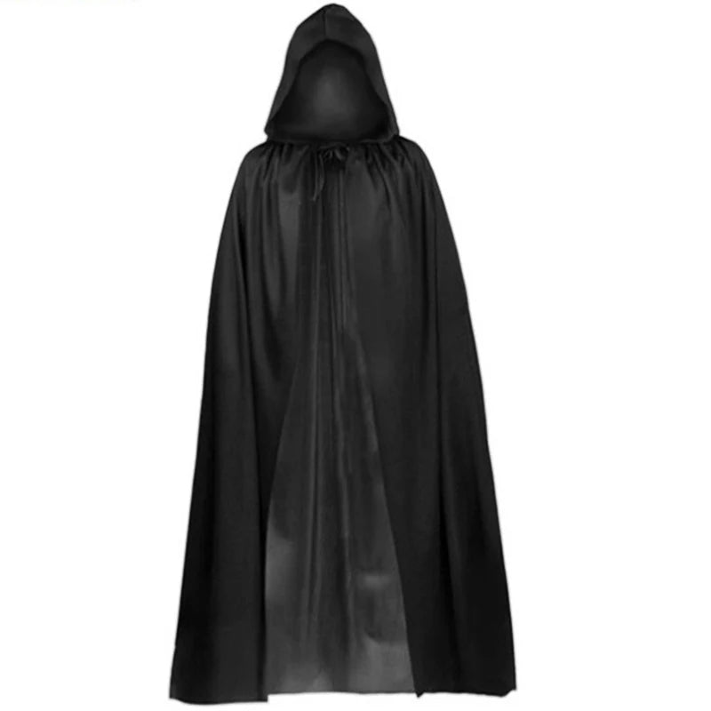 Adult Sexy Hooded Cape Sheer Transparent Stand Collar Erotic Sex Show Costume - alternate view 7