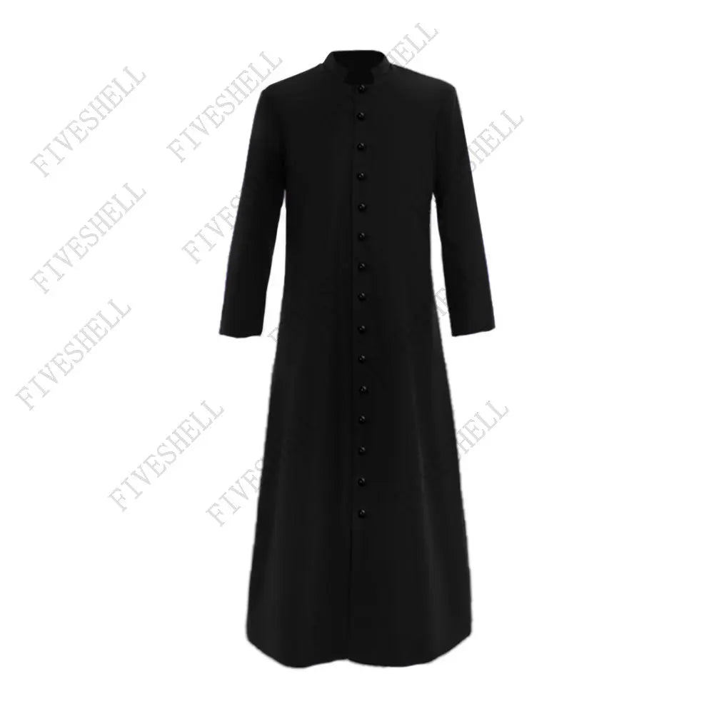 Legend Clergy Robe Cassock with Cincture Medieval Clergyman Vestments Costume - alternate view 5