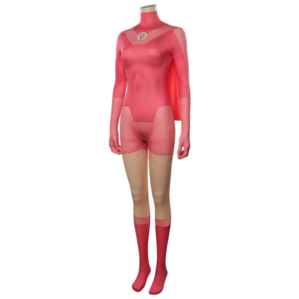 Atom Eve-Inspired Superhero Costume for Women | Bodysuit & Cape