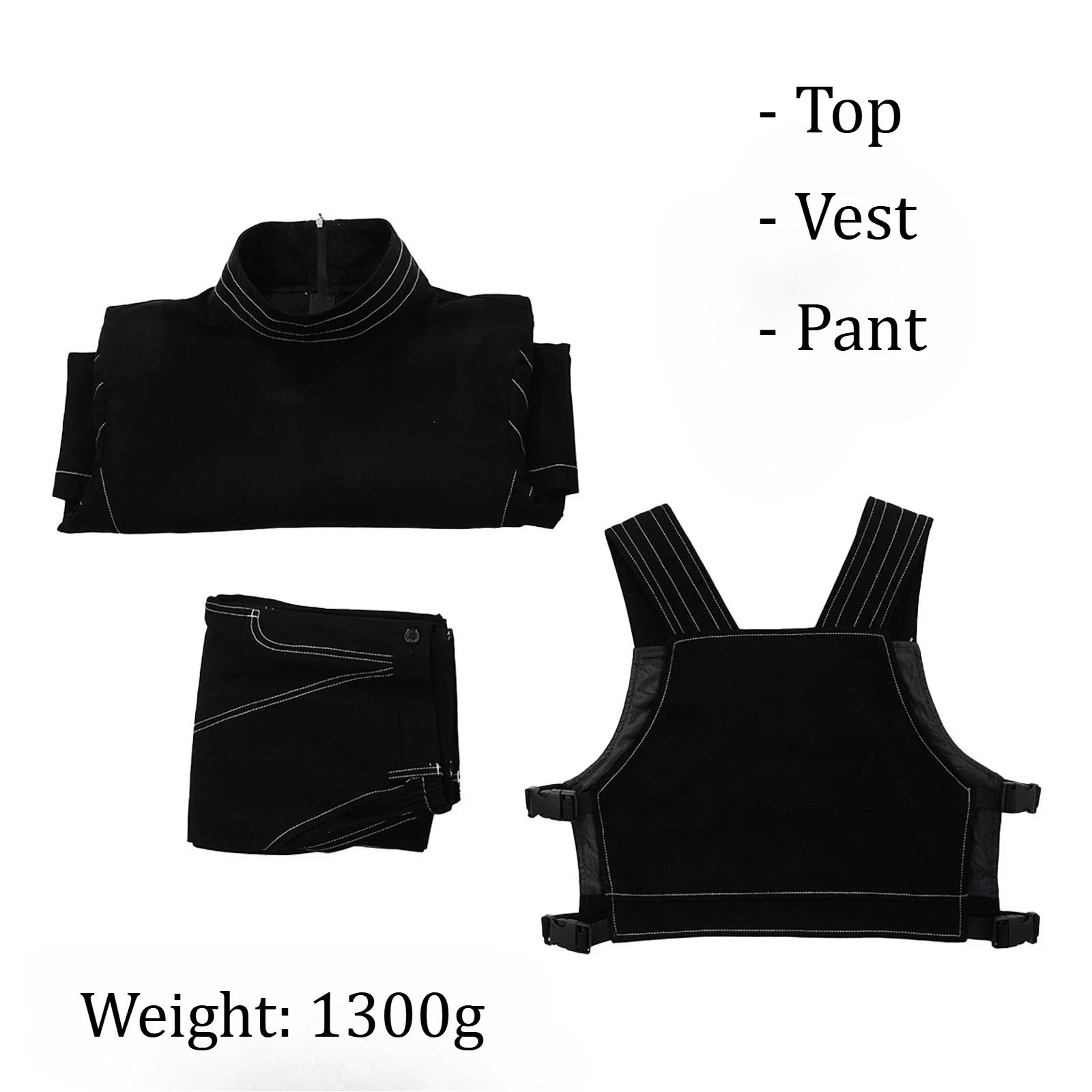 Din Djarin Costume Top Pants for Adult Men Movie Bounty Hunter‌ Roleplay Outfits Halloween - H260109 Dark brown / L