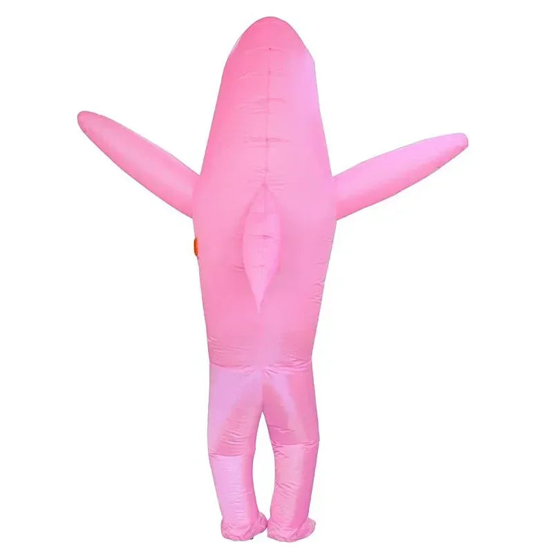 Shark Inflatable Costume Cute Funny Unique Standing Shark Inflatable Suit For Halloween Christmas Cosplay - product image 5