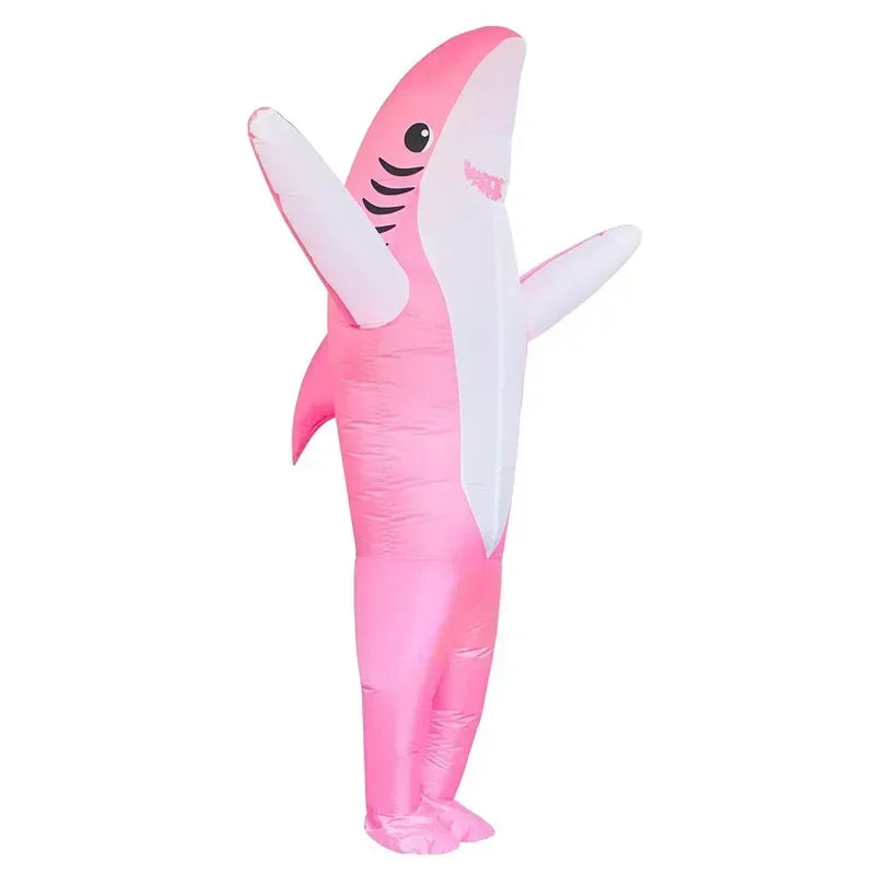 Shark Inflatable Costume Cute Funny Unique Standing Shark Inflatable Suit For Halloween Christmas Cosplay - product image 6