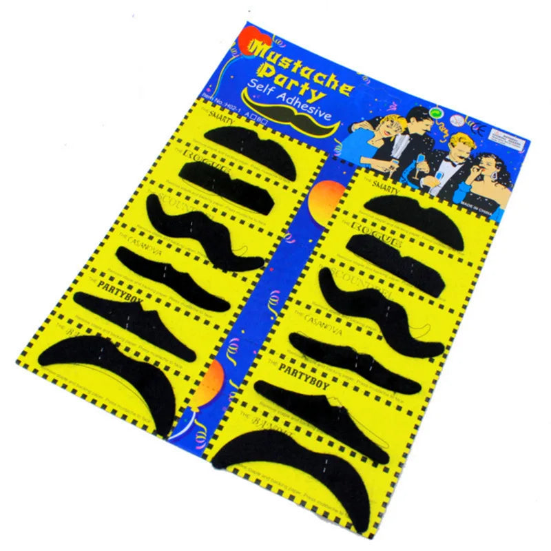 Fake Mustache & Black Beard Halloween Costume Accessory - product image 3