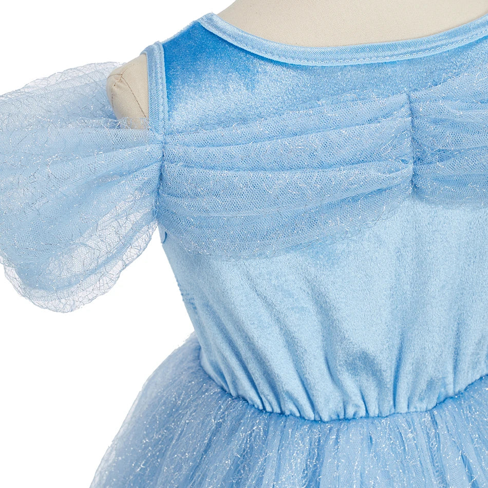 Blue Fairytale Princess Princess Costume Dress for Kids – Halloween Costume