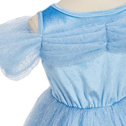 Child Halloween Cinderella Princess Cosplay Costume 2026 Summer Kids Birthday Party Dresses Baby Girls Carnival Dress Up Clothes
