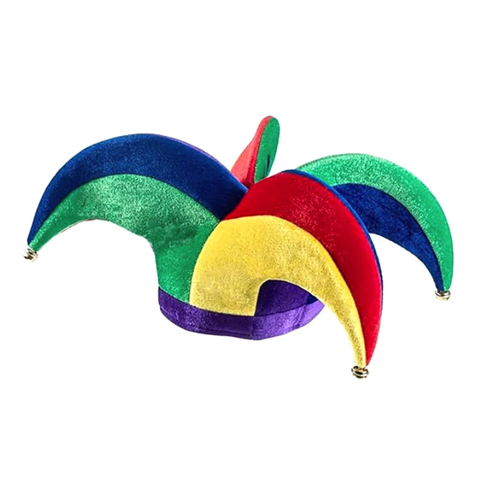 Halloween Costume Clown Hat Jester Collar Unisex Clown Hat Cap with Bells Costume - View 7