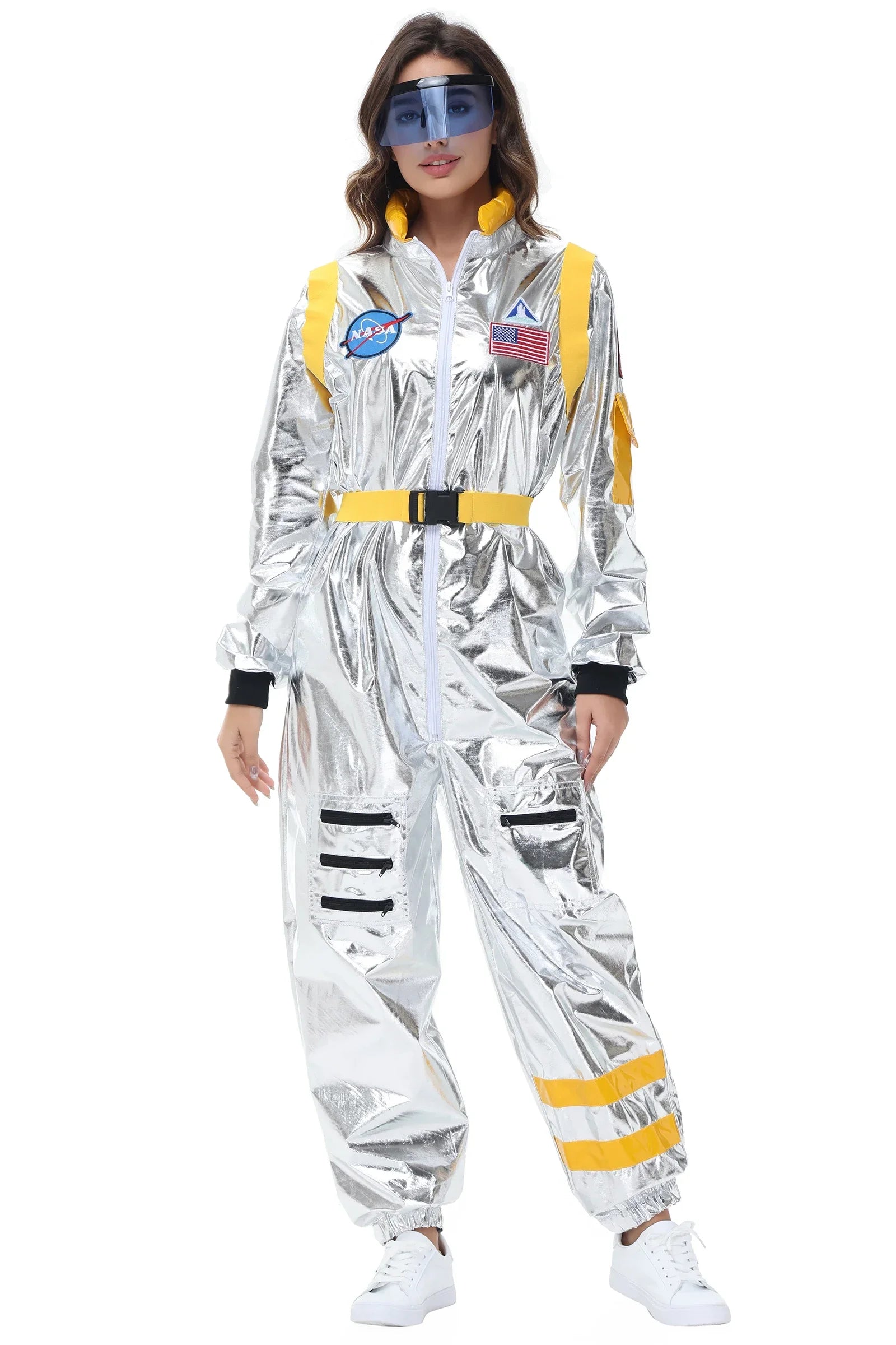 Astronaut Silver Spaceman Space Up Dress Halloween Costume - Only Glasses - product image 3