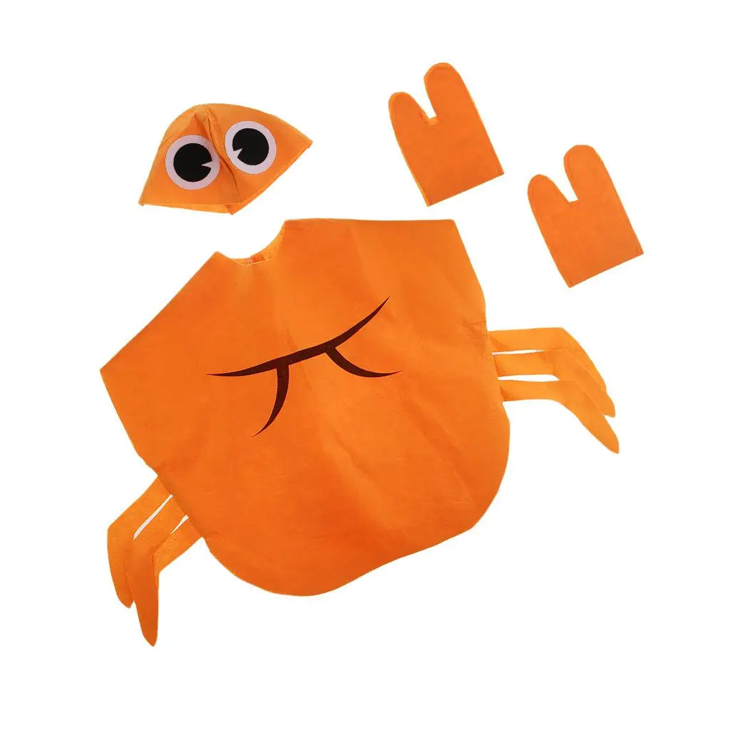 Kids Crab Costume Nonwovens Fabric Animal Outfit - View 4