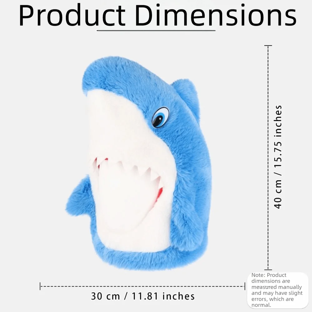 Costume Accessories Creative Shark Head Cover Cartoon Cute Halloween Headgear Unisex Novelty Shark Party Hat Festival Event