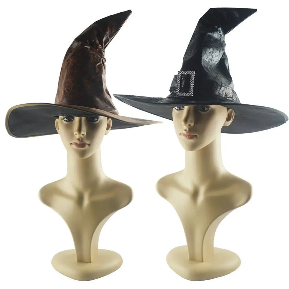 Witch Props Wizard PU Leather Hat - alternate view 2