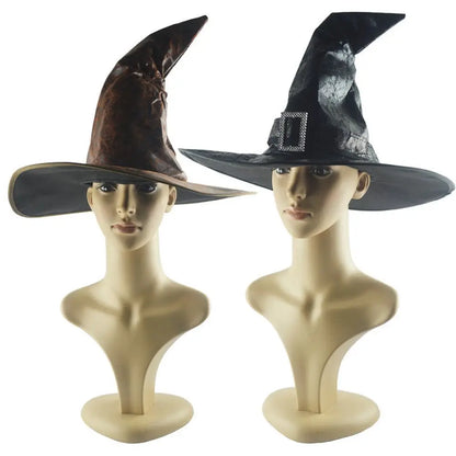 Witch Props Wizard PU Leather Hat - alternate view 2
