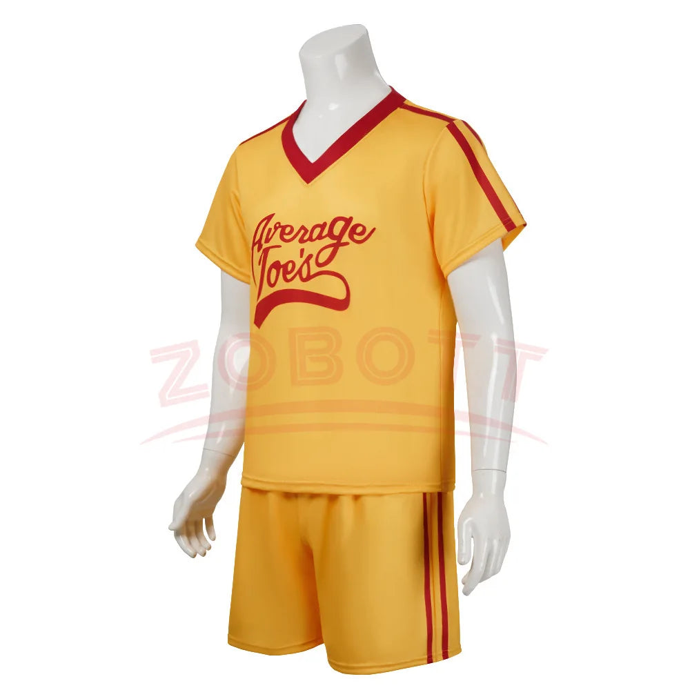 Adult Underdog Dodgeball Team-Inspired Costume Set Costume Sportswear