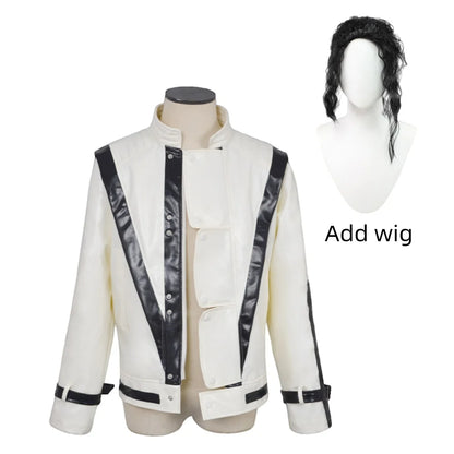 Thrilling Night Michael , red leather jacket, retro 80s singer Costume - alternate view 8