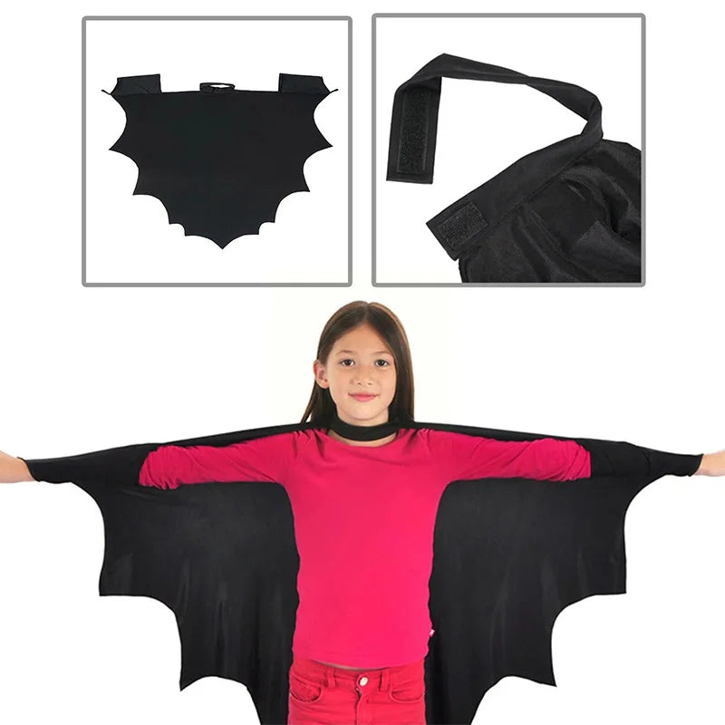 Halloween Children's Bat Cloak Cape Party Cosplay Performance Costume - view 3